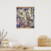 Poster Hercule et l'Hydre (Cuisine)