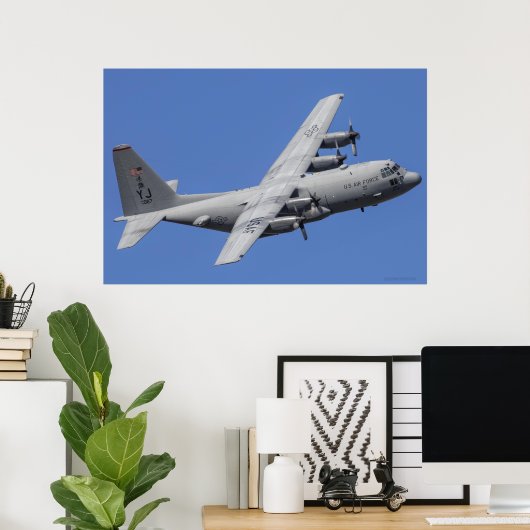 Poster Hercules C130 (Bureau à domicile)