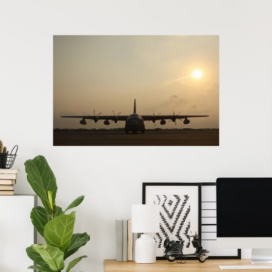Poster Hercules C-130 (Bureau à domicile)