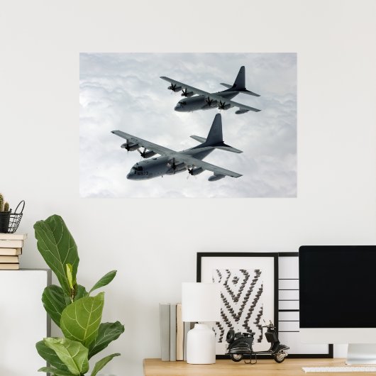 Poster Hercules C-130 (Bureau à domicile)