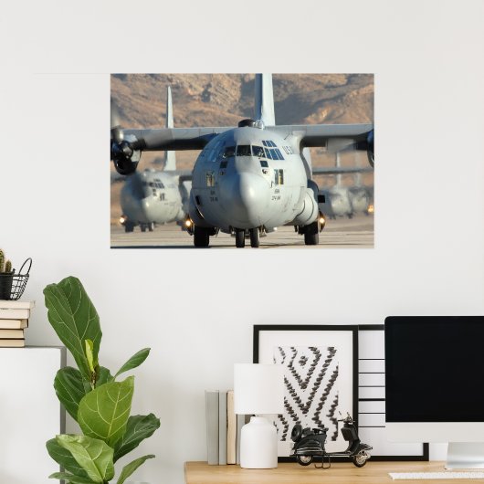 Poster Hercules C-130 (Bureau à domicile)