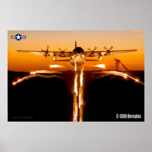 POSTER HERCULES C-130H (Devant)