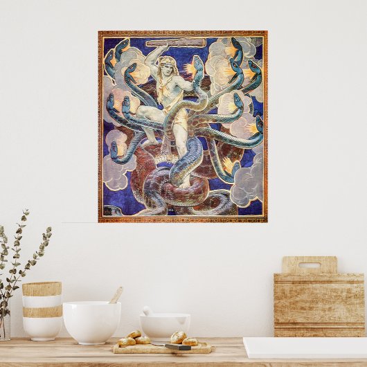 Poster Hercules et l'Hydra (Cuisine)