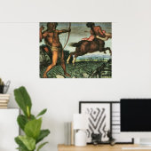 Poster Hercules et Nessus par Franz von Stuck (Bureau à domicile)