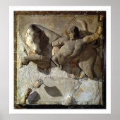 Poster Hercules Fighting the Cretan Bull (Devant)