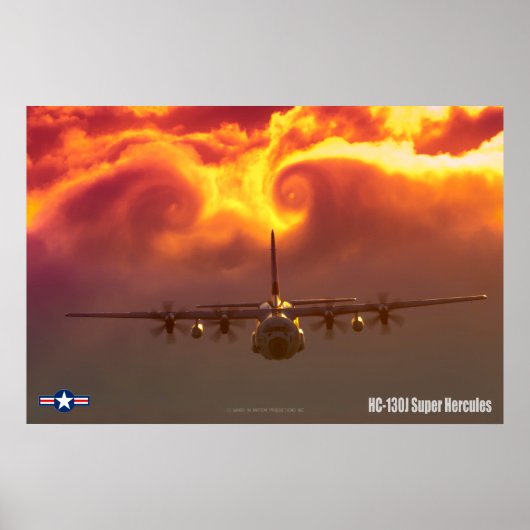 POSTER HERCULES SUPER HC-130J (Devant)