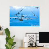 POSTER HERCULES SUPER KC-130J (Bureau à domicile)