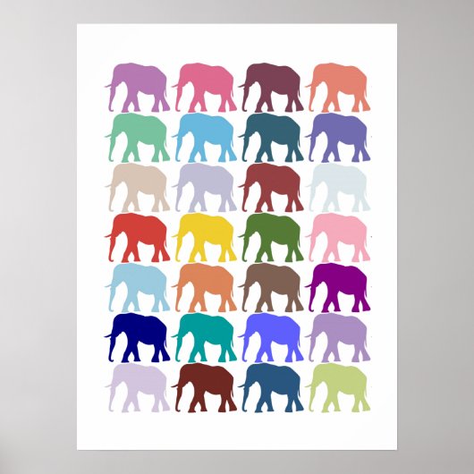 Poster Herd coloré non encadré (Devant)