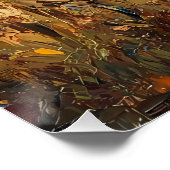 Poster Herd Majestic : Buffle dans la prairie (Coin)