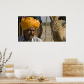 Poster Herder de chameaux au Rajasthan (Cuisine)