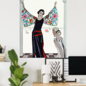 Poster Here Are My Wings - George Barbier (Bureau à domicile)