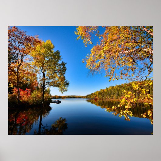 Poster Herfst Lake (Voorkant)