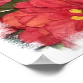 Poster Hérisson Aux Fleurs Oranges (Coin)