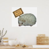 Poster Hérisson de Hugs Libres (Cuisine)