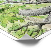 Poster Hérisson de nettoyage de printemps (Coin)