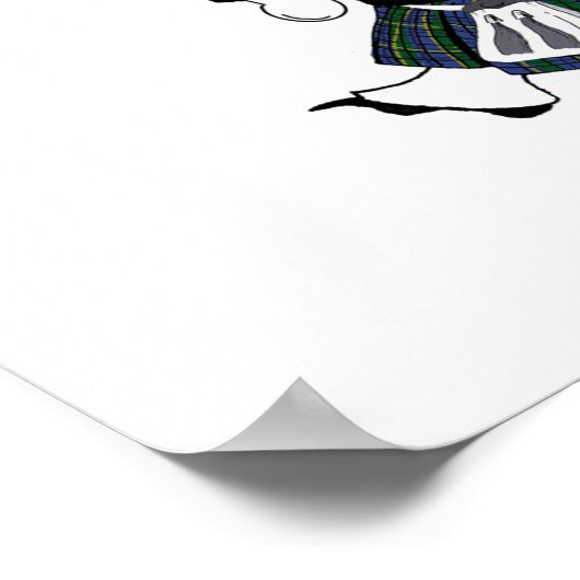 Poster Hérisson des Highlands (Coin)