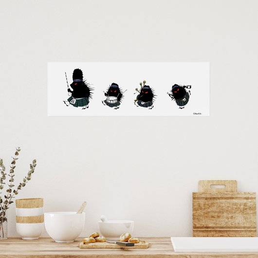 Poster Hérisson des Highlands (Cuisine)