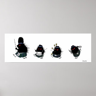 Poster Hérisson des Highlands