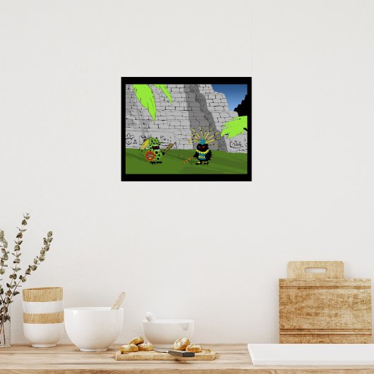 Poster Hérisson précolombien (Cuisine)