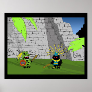 Poster Hérisson précolombien