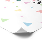 Poster Hérisson Pygmée Africaine - Bienvenue à la fête d' (Coin)