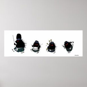 Poster Hérissons des montagnes