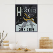 Poster Herk Deco - Custom C-130H Edition (Cuisine)