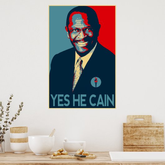 Poster Herman Cain 2012 (Cuisine)