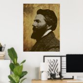 Poster Herman Melville (Bureau à domicile)