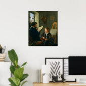 Poster Hermann Kauffmann et Georg Haeselich (Bureau à domicile)