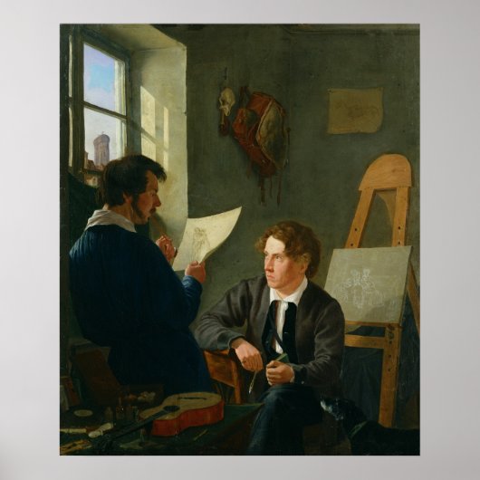 Poster Hermann Kauffmann et Georg Haeselich (Devant)