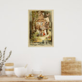 Poster Hermann Vogel - Hansel et Grethel (Cuisine)