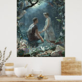 Poster Hermia Lysander & fées Midsummer Night Dream (Cuisine)
