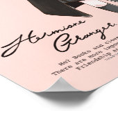 Poster Hermione Granger aquarelle magique (Coin)