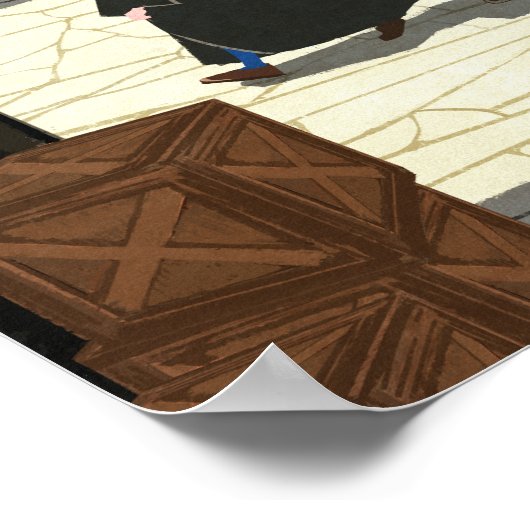 Poster Hermione, HARRY POTTER™ & Hagrid dans Diagon Alley (Coin)