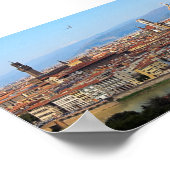 Poster Hermosa vista panorámica de Florencia (Coin)