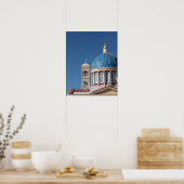 Poster Hermoupolis, île de Syros, Grèce. Dôme bleu de (Cuisine)