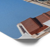Poster Hermoupolis, île de Syros, Grèce. Dôme bleu de (Coin)
