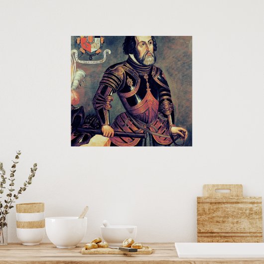 Poster Hernando Cortes (Cuisine)