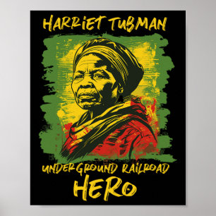 Poster Héroïne du chemin de fer clandestin de Harriet Tub