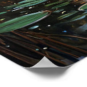 Poster Héron dans le marais (Coin)