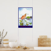 Poster Heron de l'île de Mangrove (Cuisine)