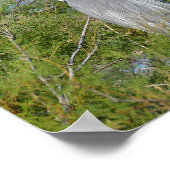 Poster Heron gris perché dans l'arbre (Coin)