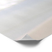 Poster Heron sur le profil de plage Couleur 16x20 (Coin)