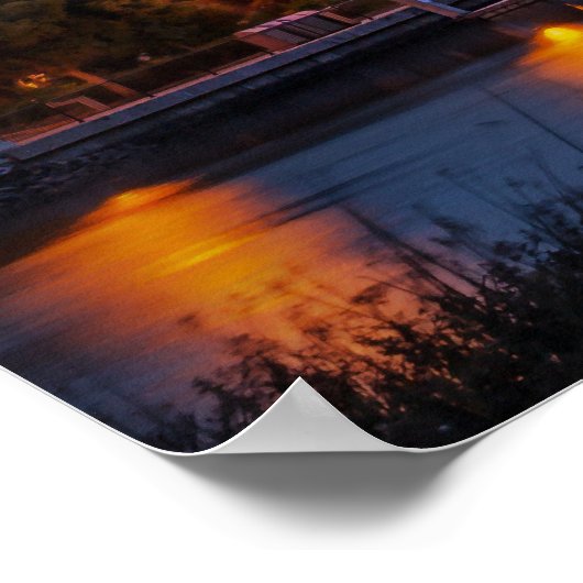 Poster Hérons riverains (Coin)