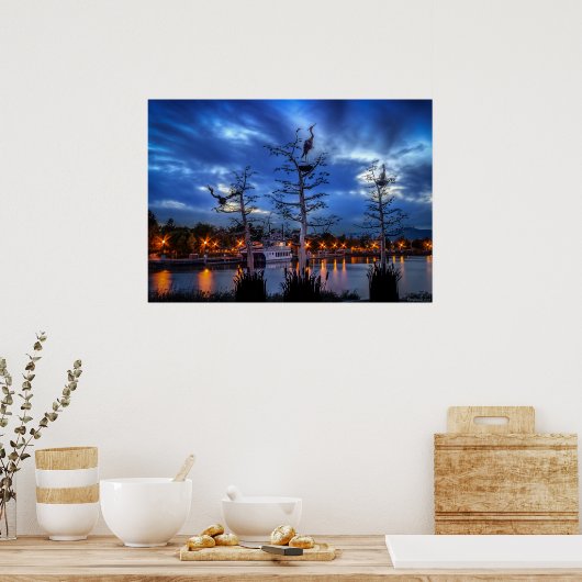 Poster Hérons riverains (Cuisine)