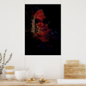 Poster Héros athée Richard Dawkins (Cuisine)