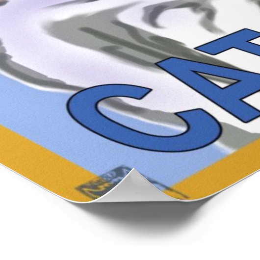 Poster 'Héros de chat' (Coin)