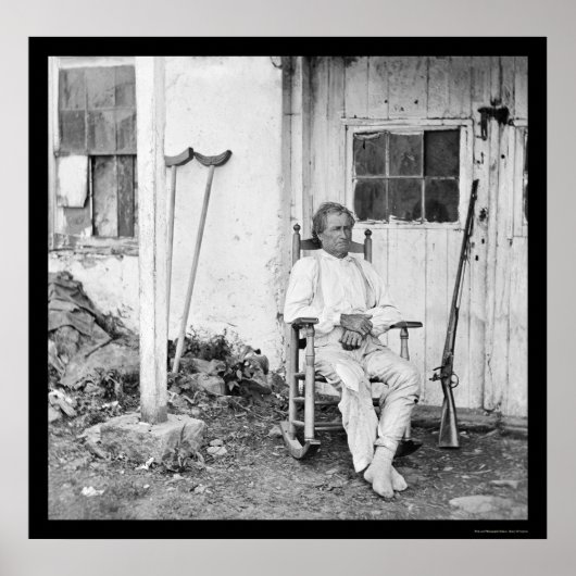 Poster Héros de Gettysburg, John Burns 1863 (Devant)