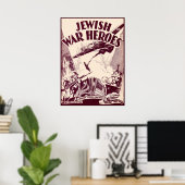 Poster Héros de guerre juifs (Bureau à domicile)